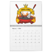 Calendrier Mural Grill King (Feb 2026)