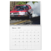Calendrier Mural Grillages de rue, voitures de muscle (Feb 2027)
