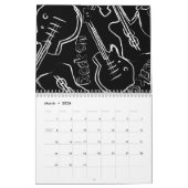 Calendrier Mural Guitare (Mar 2026)