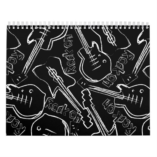 Calendrier Mural Guitare (Protection)