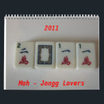 Calendrier Mural Heure-milliampère-Jongg amants 2011<br><div class="desc">A doit avoir le calendrier 2011 pour tous les joueurs heure-milliampère-jongg. chaque mois est une image spéciale dépeignant le jeu avec de grands images,  mots et dates le rendant facile à read.front et à conceptions de dos.</div>