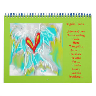 Calendrier Mural Heures angéliques