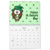 Calendrier Mural hibou 2014 différent (Mar 2027)