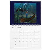 Calendrier Mural Hommes avec des queues (Feb 2027)