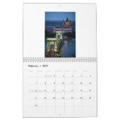 Calendrier Mural Hongrois Calander (Feb 2027)