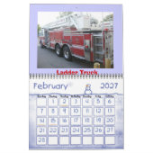 Calendrier Mural Honorer les pompiers (Feb 2027)