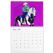 Calendrier Mural Horses2012 lunatique (Mar 2027)