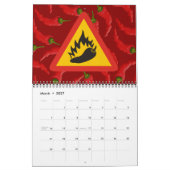 Calendrier Mural Hot pepper danger (Mar 2027)