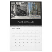 Calendrier Mural Houston - "alors et maintenant" classez (Mar 2026)