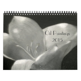 Calendrier Mural Huile Paintings2015