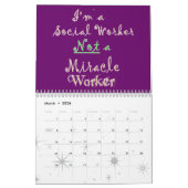 Calendrier Mural Humour de travail social (Mar 2026)