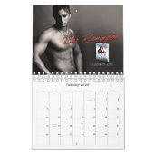 Calendrier Mural Hunky Heroes of the Love in Bloom Series Calendrie (Jan 2026)