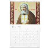 Calendrier Mural Icônes russes (Feb 2027)