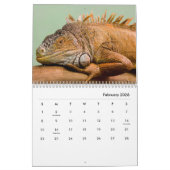 Calendrier mural Iguana (Feb 2026)