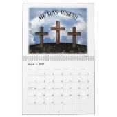 Calendrier Mural Il s'est levé 3 croix rocailleuses (Mar 2027)