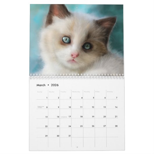 Calendrier Mural Il tombe des cordes ! (Mar 2026)