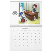 Calendrier Mural Il y a deux genres de fourrure (Mar 2027)