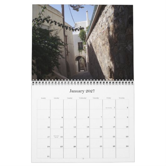 Calendrier Mural Îles grecques 2011 (Jan 2027)