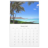 Calendrier Mural îles hawaï 2026 (Jan 2027)