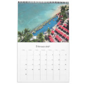 Calendrier Mural îles hawaï 2026 (Feb 2027)