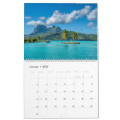 Calendrier Mural Îles Tropicales et Plages 2027 (Jan 2027)