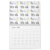 Calendrier Mural Illustration/calendrier inspiré du R-U conceptions (Jan 2026)