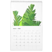 Calendrier Mural Illustration tropicale (Mar 2026)