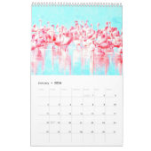 Calendrier Mural Illustration tropicale (Jan 2026)