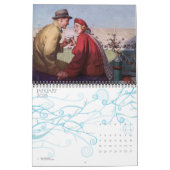 Calendrier Mural Illustration vintage Amour et romance (Jan 2026)
