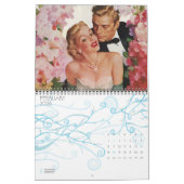 Calendrier Mural Illustration vintage Amour et romance (Feb 2026)