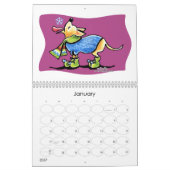 Calendrier Mural Illustrations de chiens hors-série Art Vol 2 (Jan 2027)