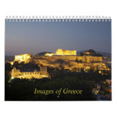 Calendrier Mural Images de Grèce (Protection)