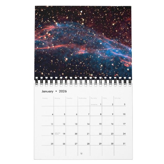 Calendrier Mural Images de la NASA (Jan 2026)