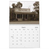 Calendrier Mural Images des granges abandonnées au Missouri Ozarks (Mar 2026)