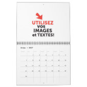 Calendrier Mural Imprimer vos conceptions en ligne en français (Feb 2027)