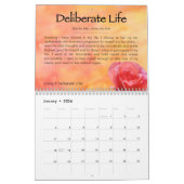 Calendrier mural inspiré - 2016 (Jan 2026)