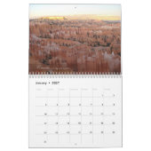 Calendrier mural inspiré à la maison arrière de (Jan 2027)