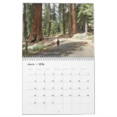 Calendrier mural inspiré à la maison arrière de (Mar 2026)