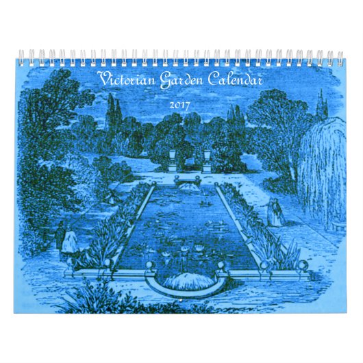 Calendrier Mural Jardin victorien (Protection)