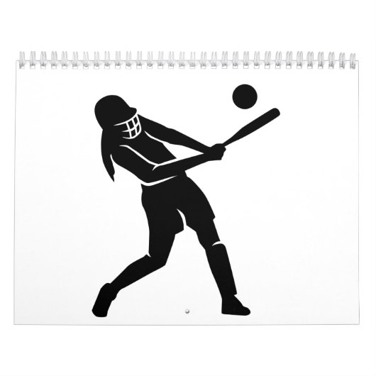 Calendrier Mural Joueur de base-ball (Protection)