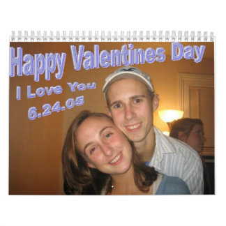 Calendrier Mural Jour de Valentines