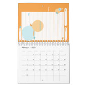 Calendrier Mural Journal de lecture (Feb 2027)