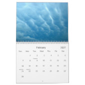 Calendrier Mural Jours nuageux (Feb 2027)