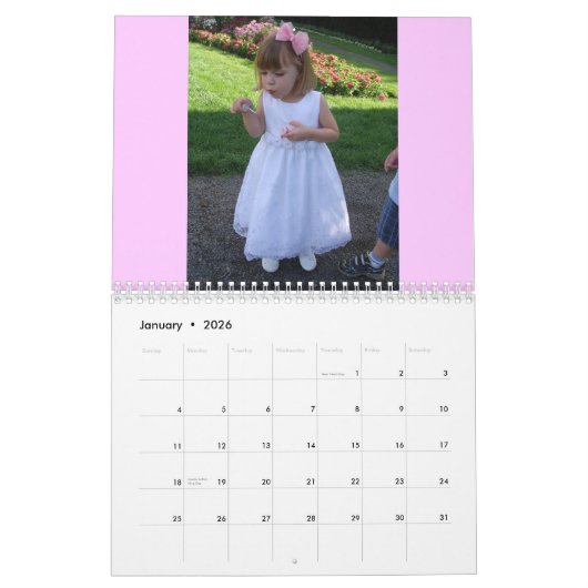 Calendrier Mural Joyeux anniversaire Nana ! (Jan 2026)