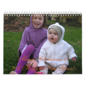 Calendrier Mural Joyeux Noël et une bonne année ! (Protection)