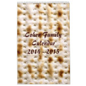 Calendrier mural juif de famille, 9/2014 - 8/2015 (Protection)