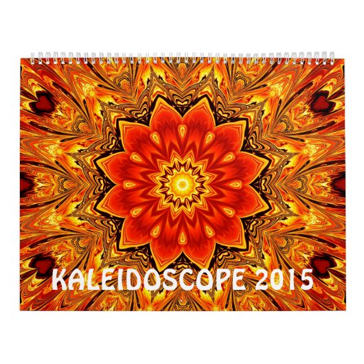 Calendrier Mural Kaleidoscope 12 mois mur (Protection)