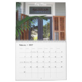 Calendrier Mural Key West et Largo principal (Feb 2027)
