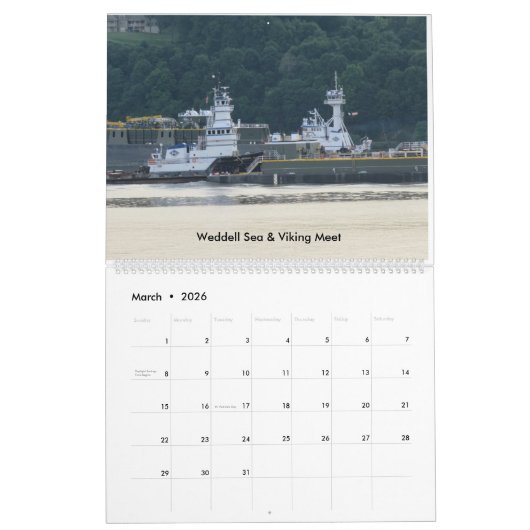 Calendrier Mural Kirby sur le fleuve Hudson 2016 (Mar 2026)