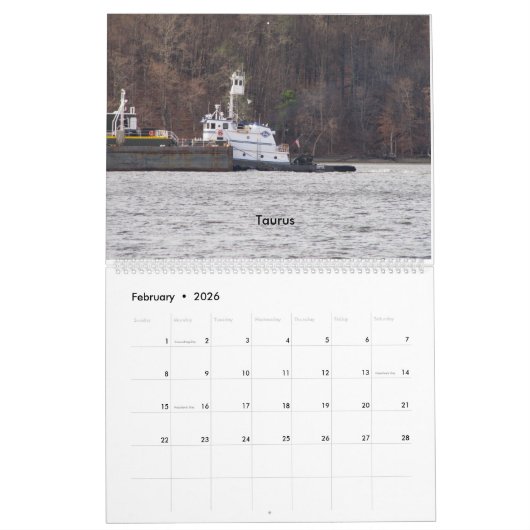 Calendrier Mural Kirby sur le fleuve Hudson 2016 (Feb 2026)